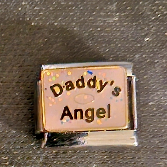 Daddy's Angel Italian Charm - Picture 1 of 1